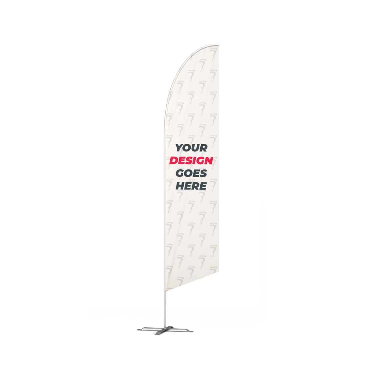 Angled Custom Flag