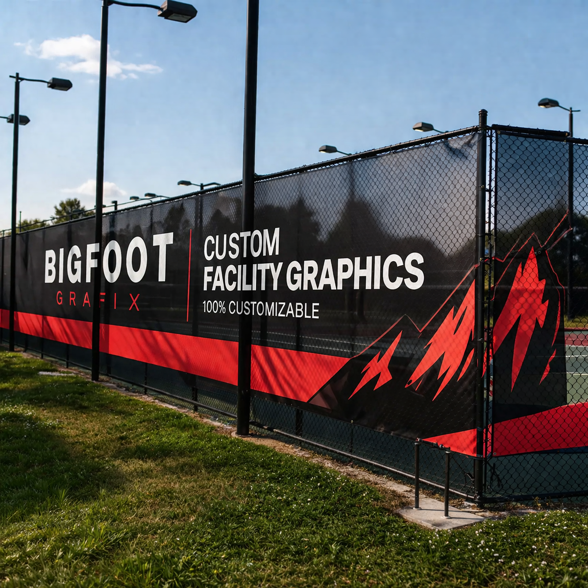 Fence Mesh Banner